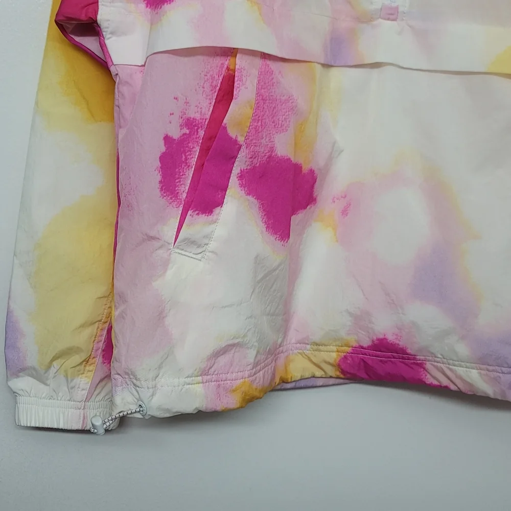 Champion Women's Tie Dye Anorak Jacket Pink Yellow NWT - Picture 9 of 15